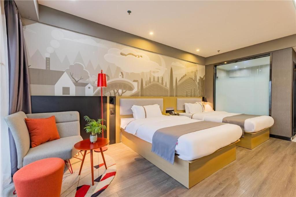 Thank Inn Hotel Hubei Wuhan Caidian Zhong Fa Xincheng Tongji Zewnętrze zdjęcie